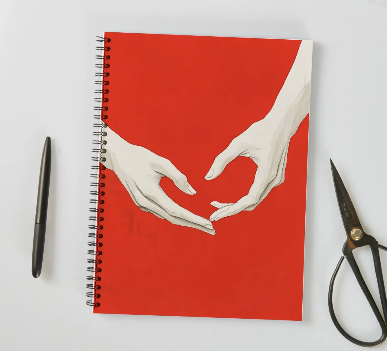 Hand connection spiral notebook by DWA