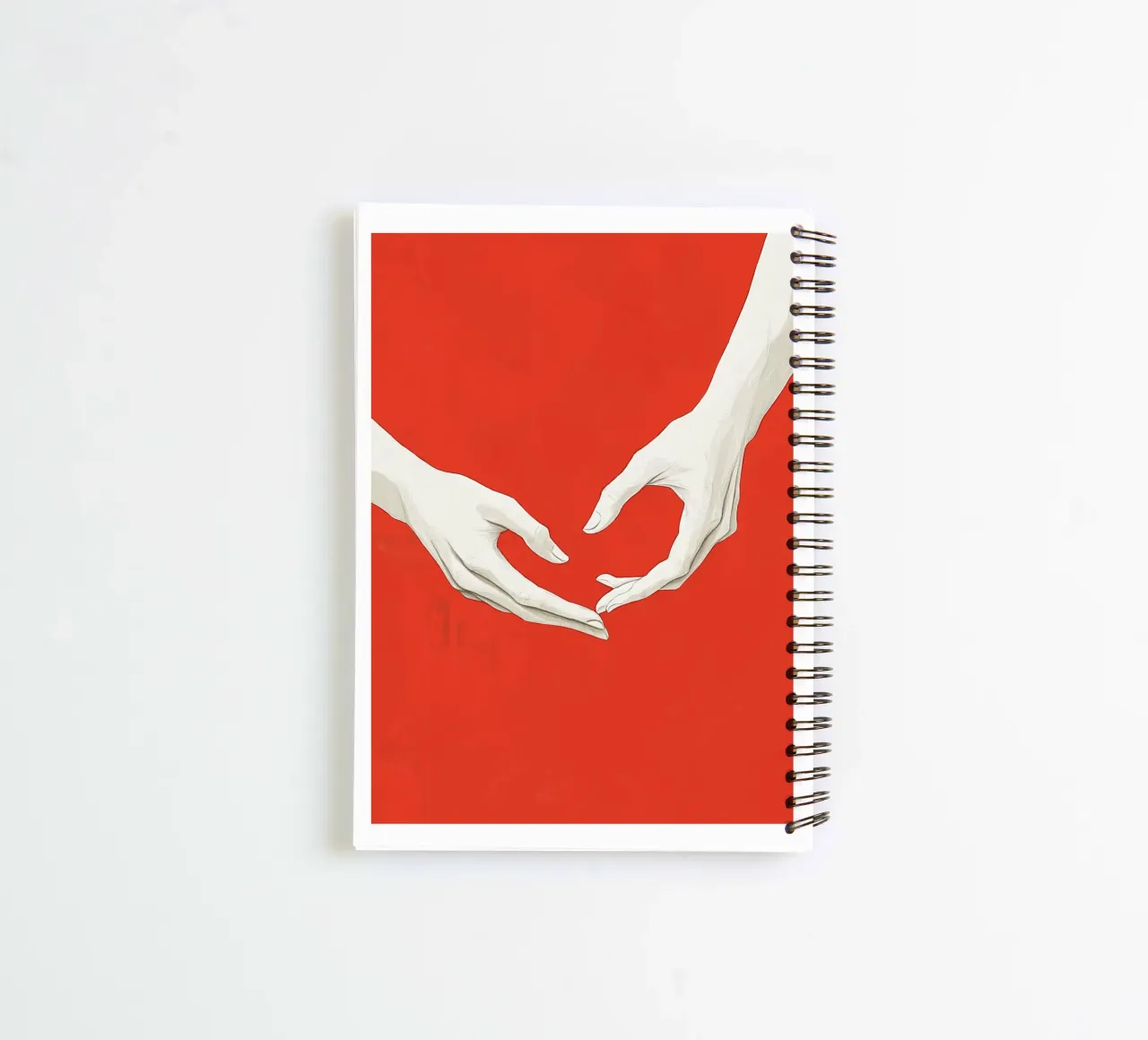 Hand connection spiral notebook by DWA