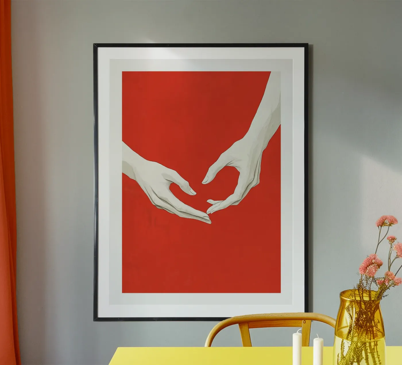 Handverbinding poster van DWA