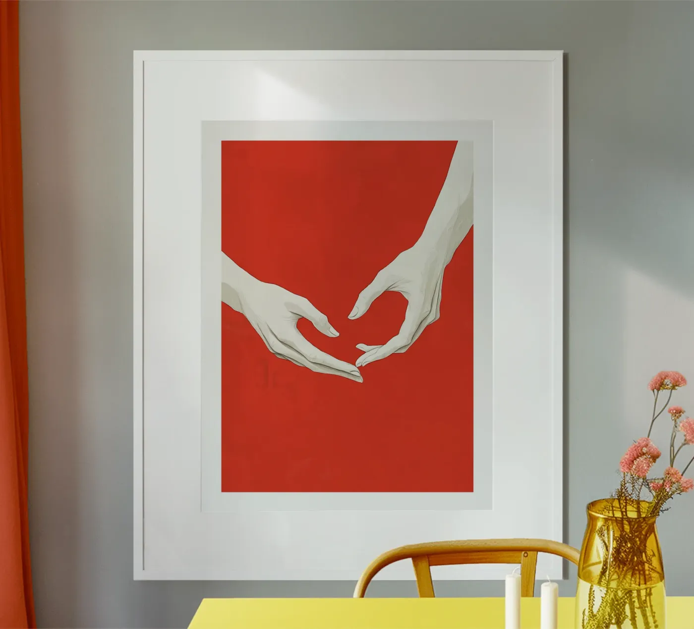 Handverbinding poster van DWA