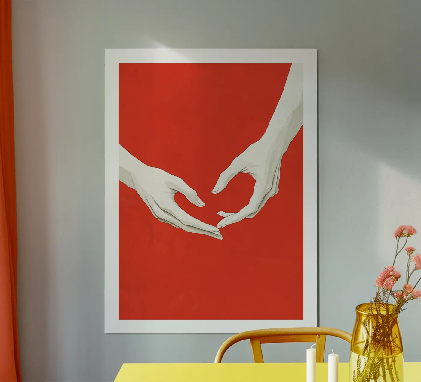 Handverbinding poster van DWA