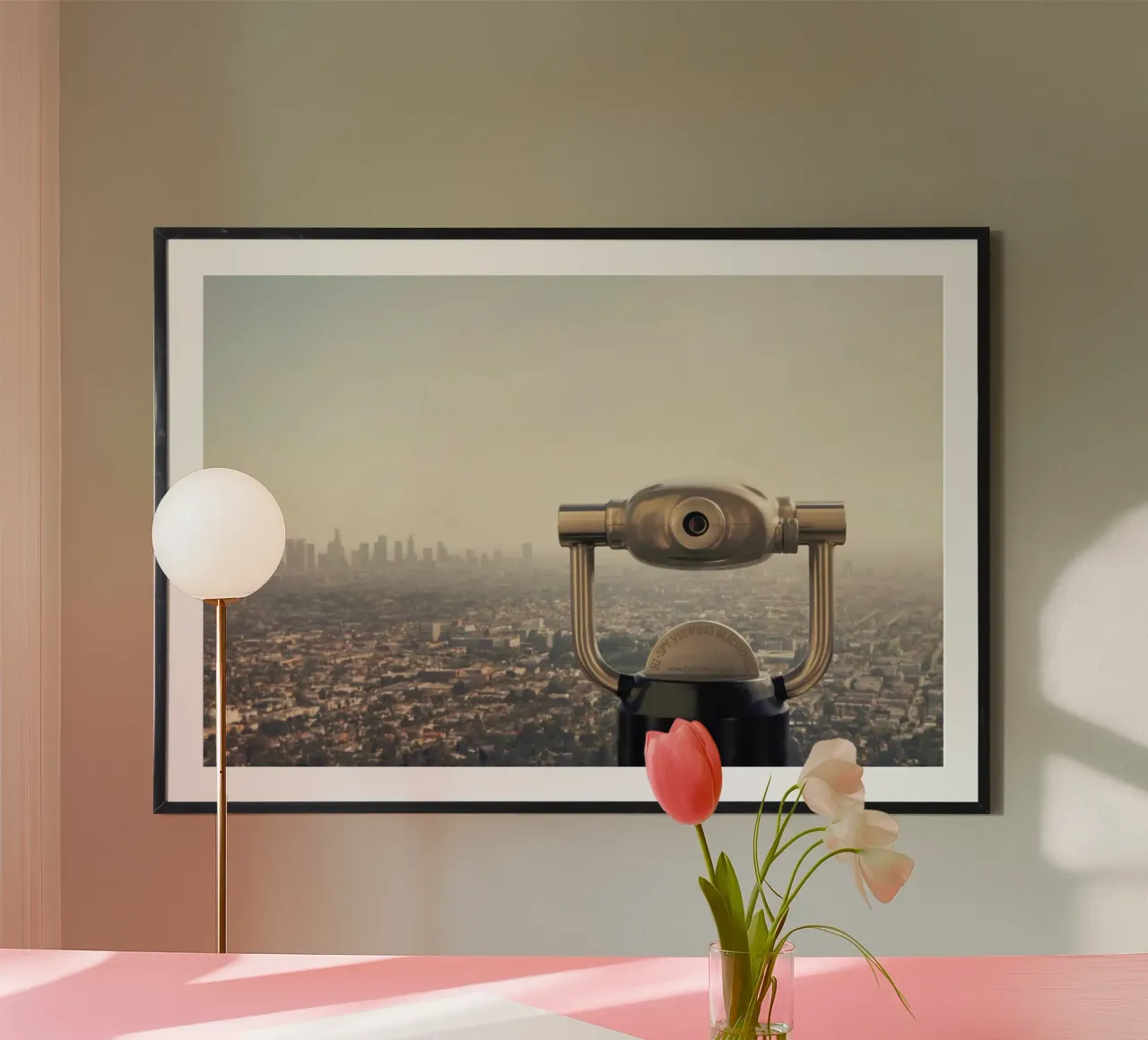The View Los Angeles carta hahnemühle da Catherine McDonald