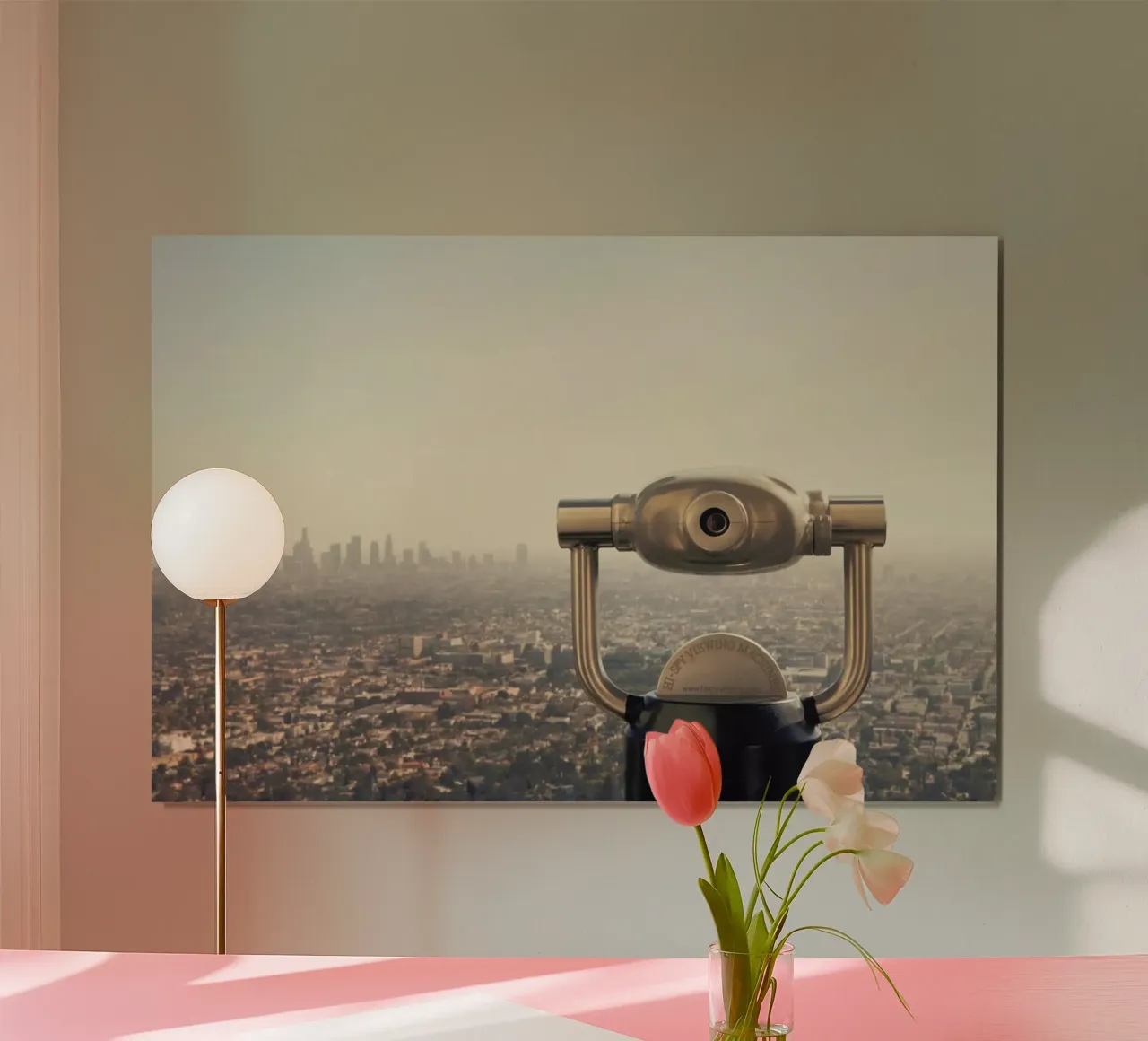 The View Los Angeles carta hahnemühle da Catherine McDonald