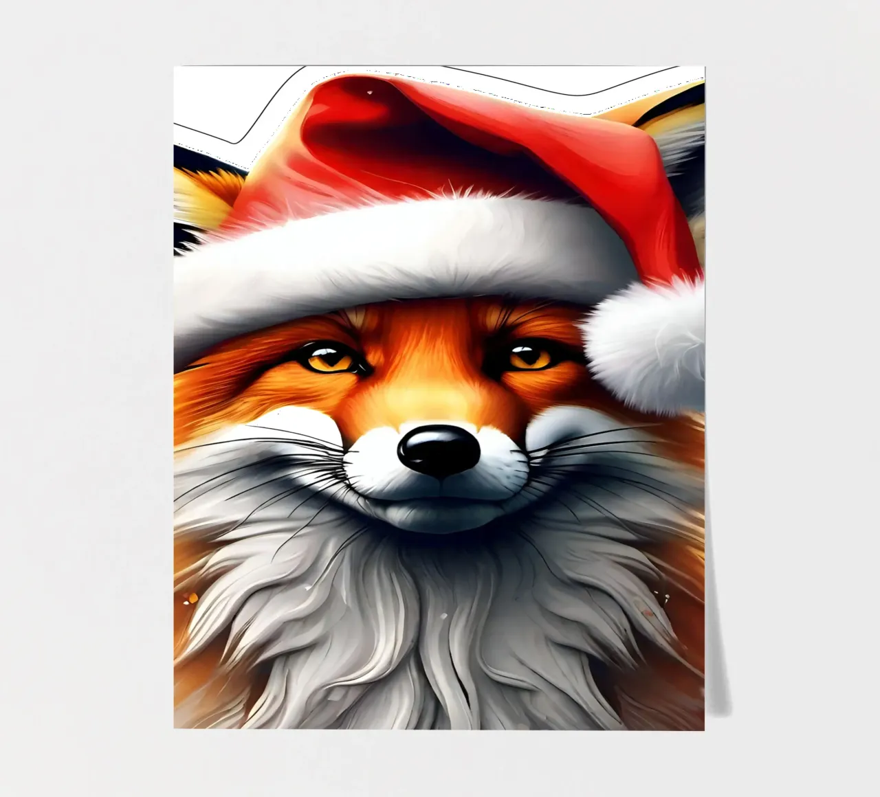 Foxy Neujahr Stickerbogen von Holidays