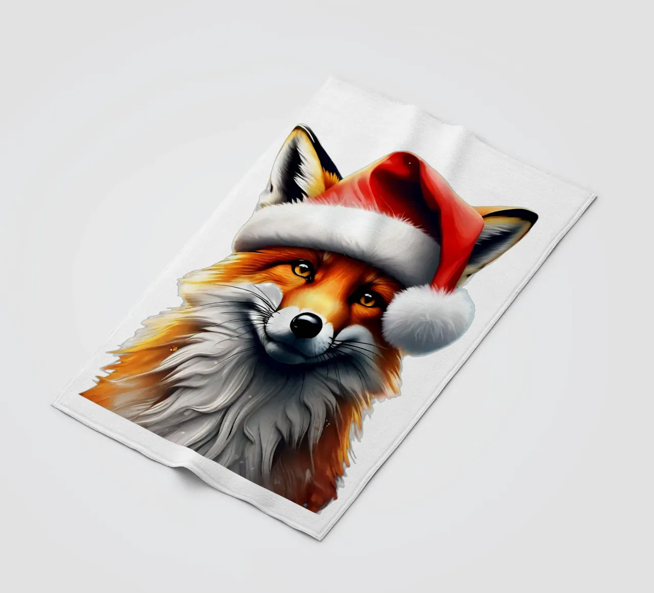 Foxy Neujahr Fleecedecke von Holidays