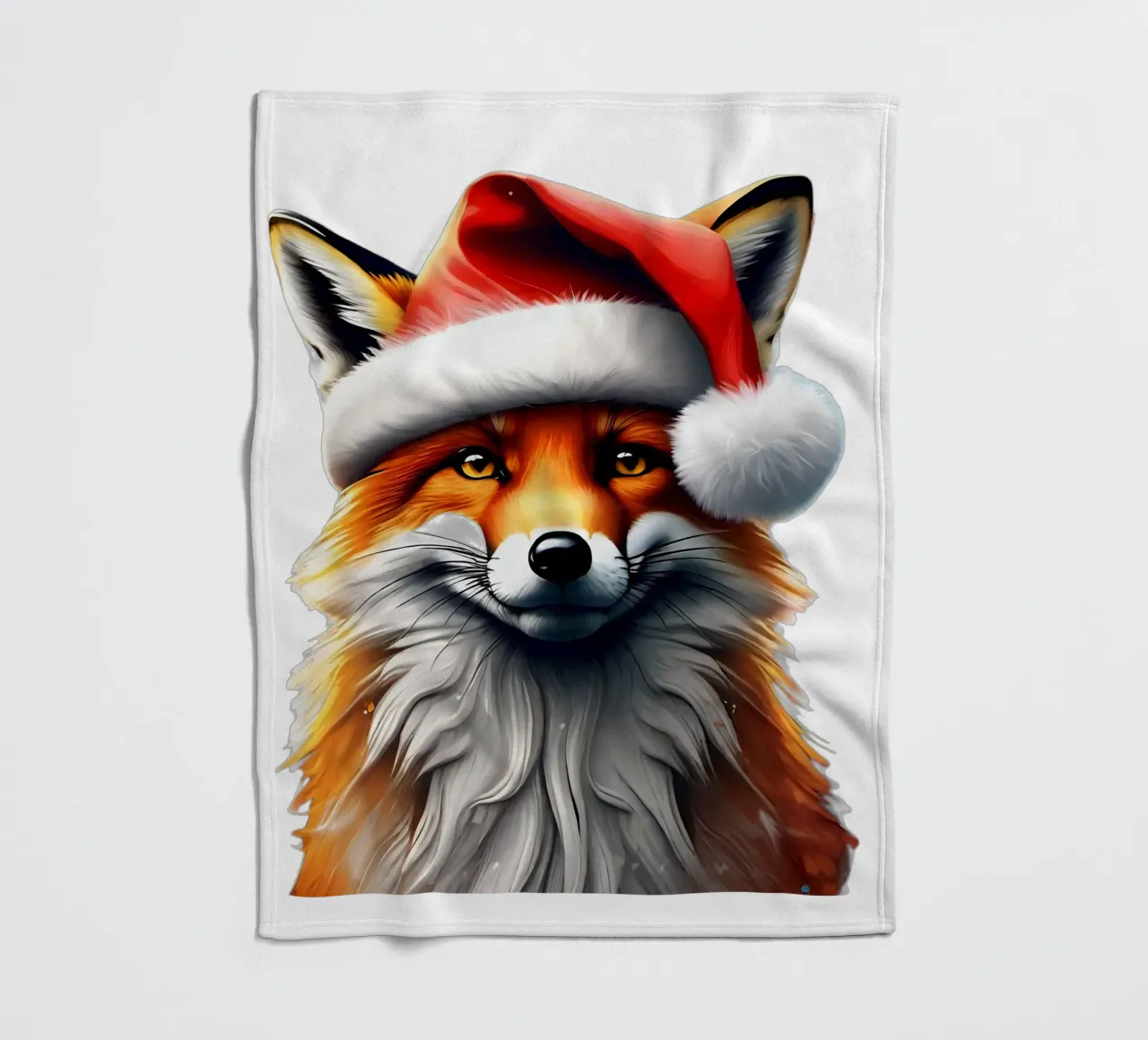 Foxy Neujahr Fleecedecke von Holidays