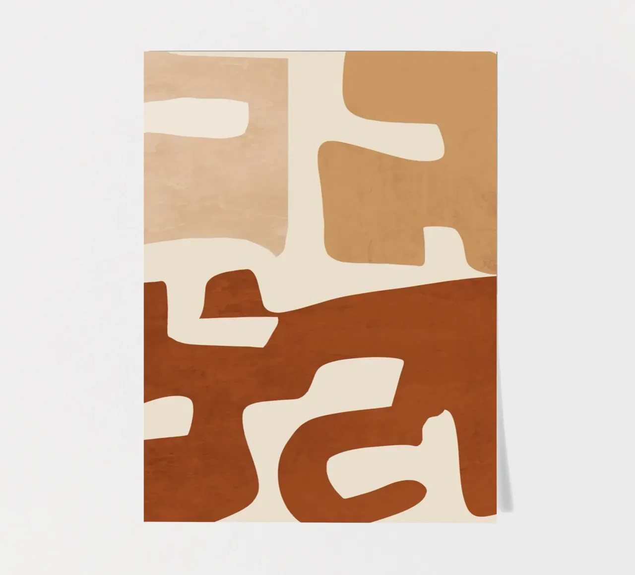 Modern Abstract Shapes 111 sticker sheet by ThingDesign
