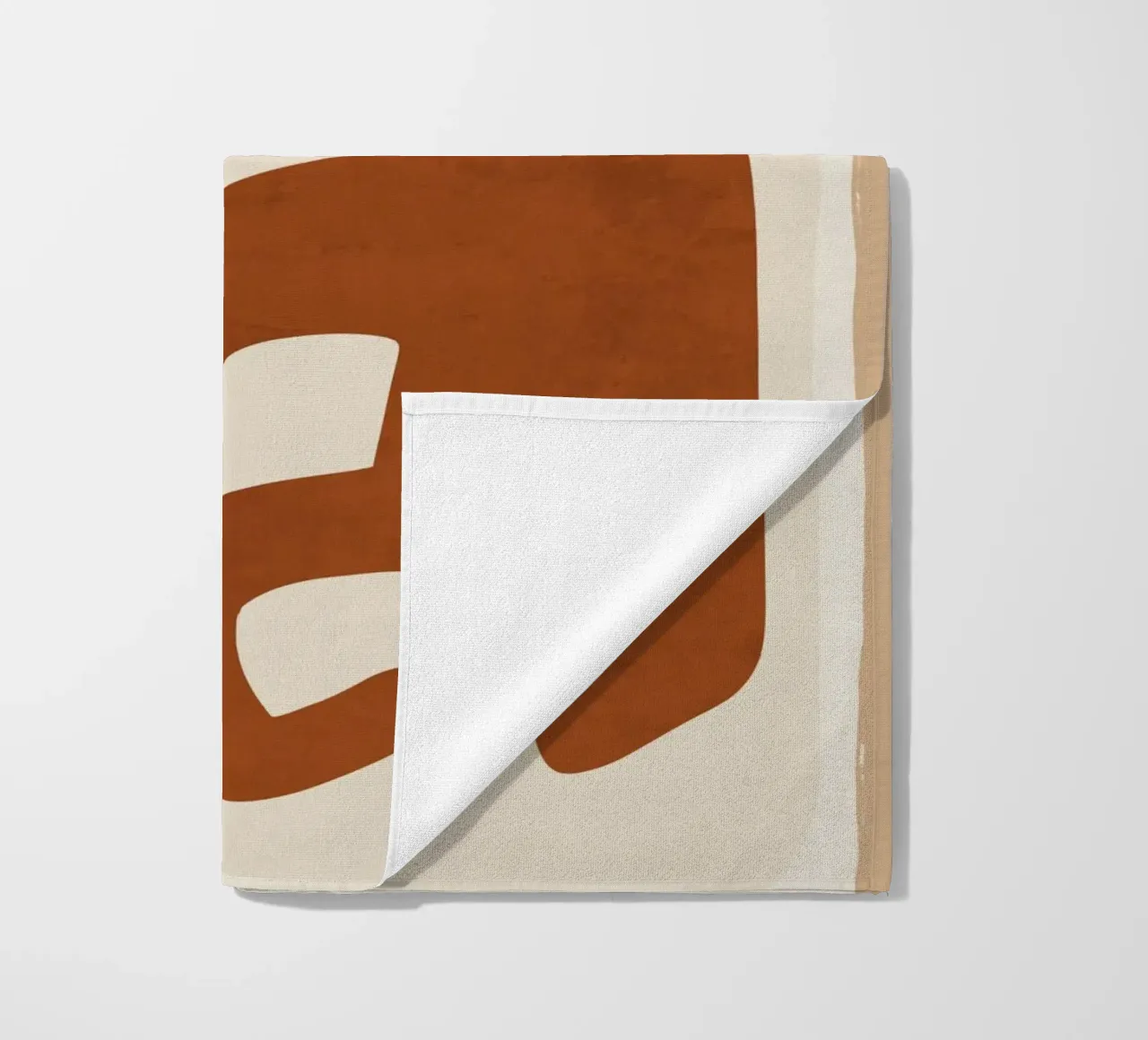 Modern Abstract Shapes 111 beach towel by ThingDesign