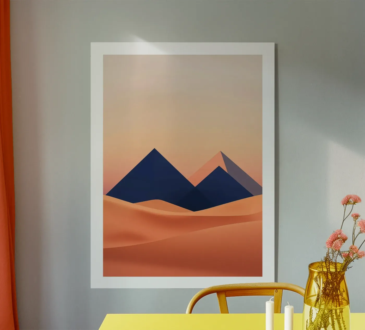 Dunes and pyramids acryl van DWA