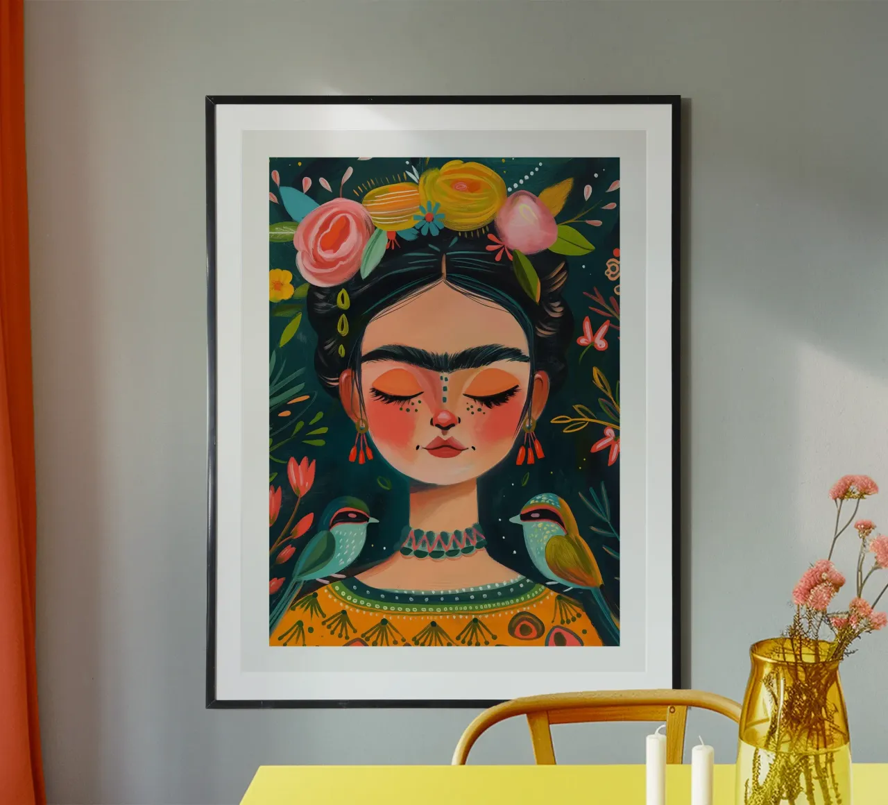 Frida Kahlo giovane poster da DWA