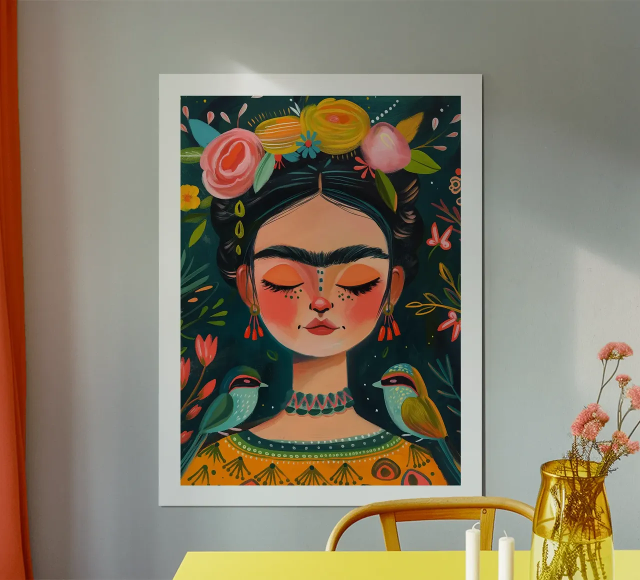 Frida Kahlo giovane poster da DWA