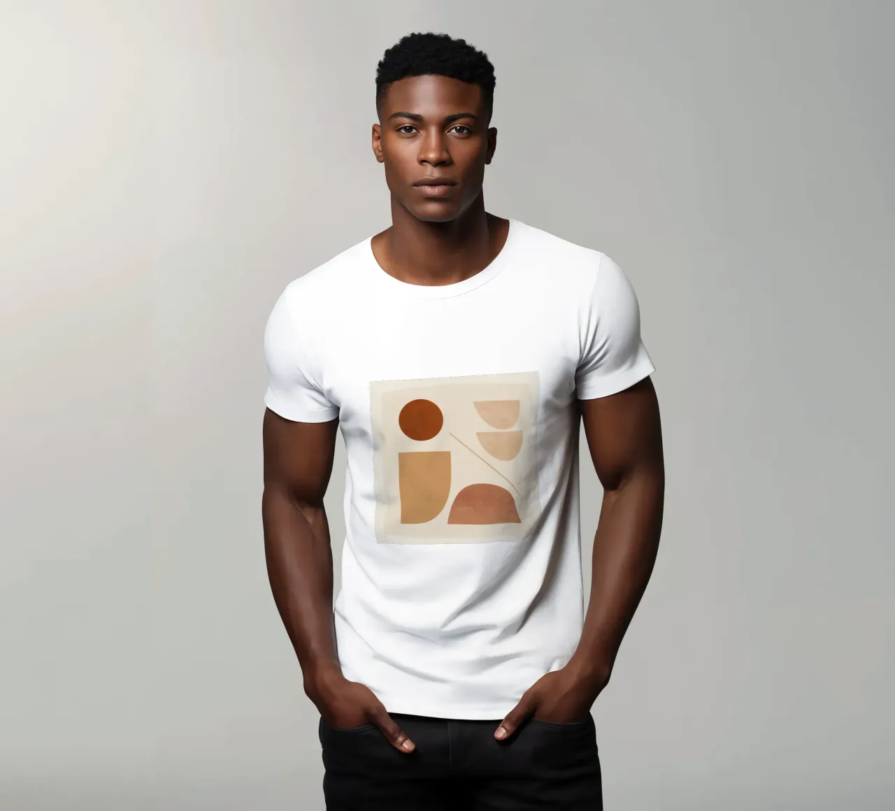 Forme astratte moderne e minimali 222 t-shirt da ThingDesign