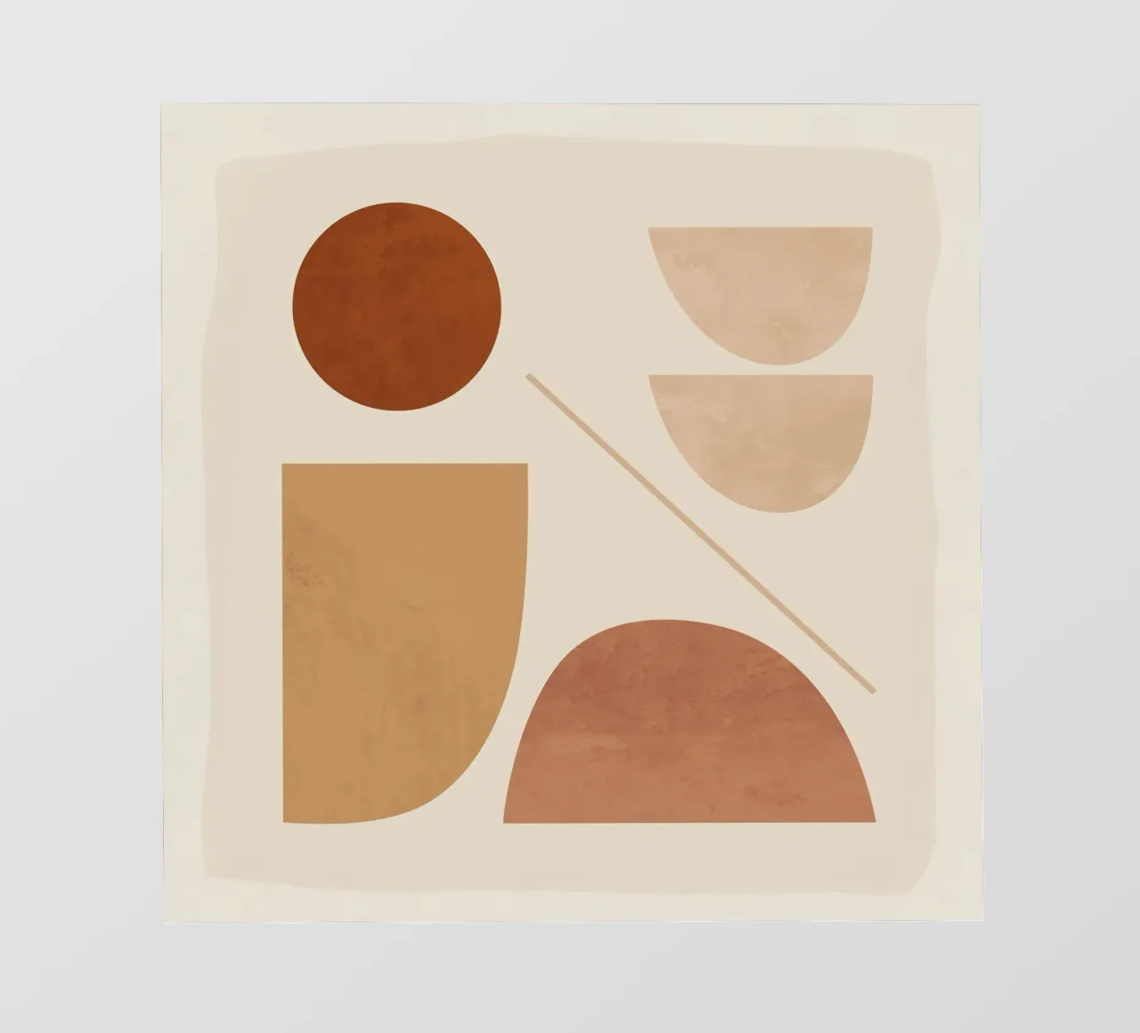 Modern Abstract Minimal Shapes 222 photo wallpaper by ThingDesign