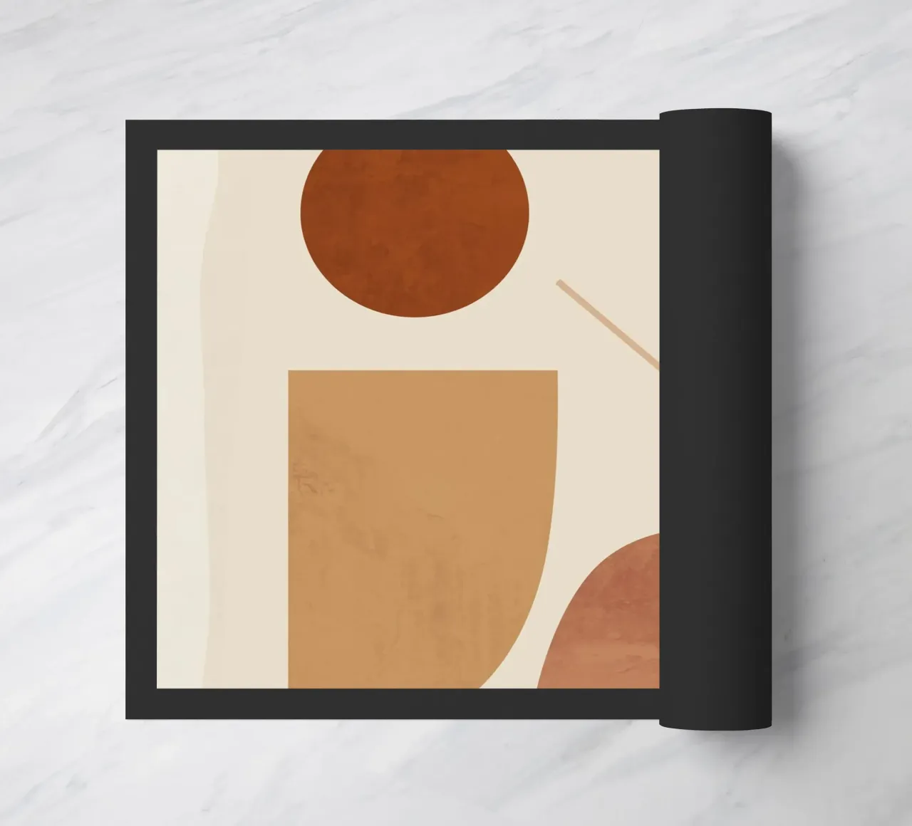 Forme astratte moderne e minimali 222 zerbino da ThingDesign