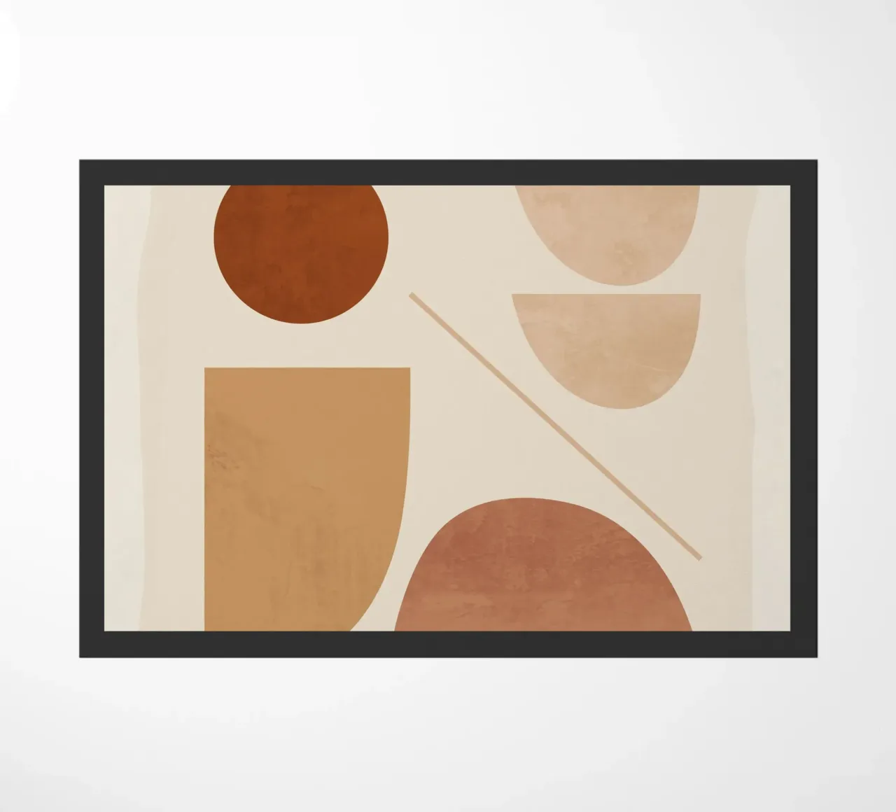 Forme astratte moderne e minimali 222 zerbino da ThingDesign