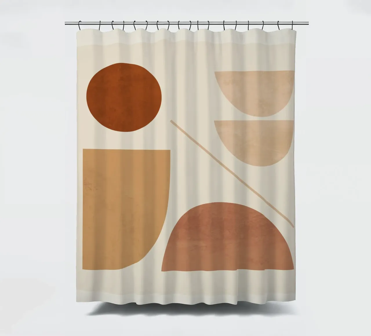 Forme astratte moderne e minimali 222 tenda da doccia da ThingDesign