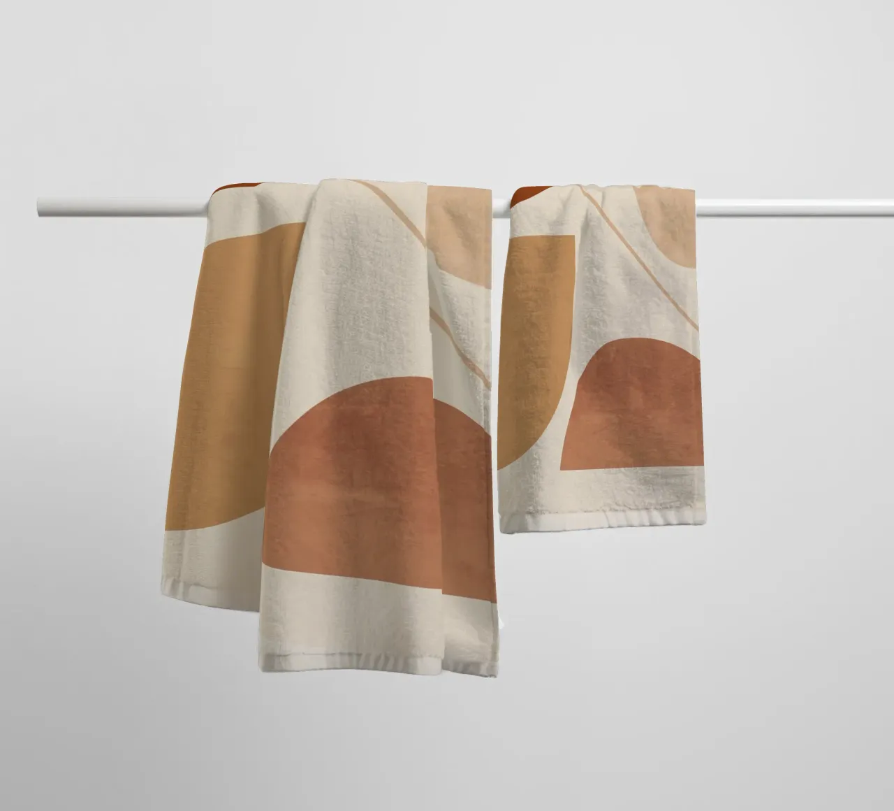Formes modernes abstraites et minimales 222 serviette de bain de ThingDesign