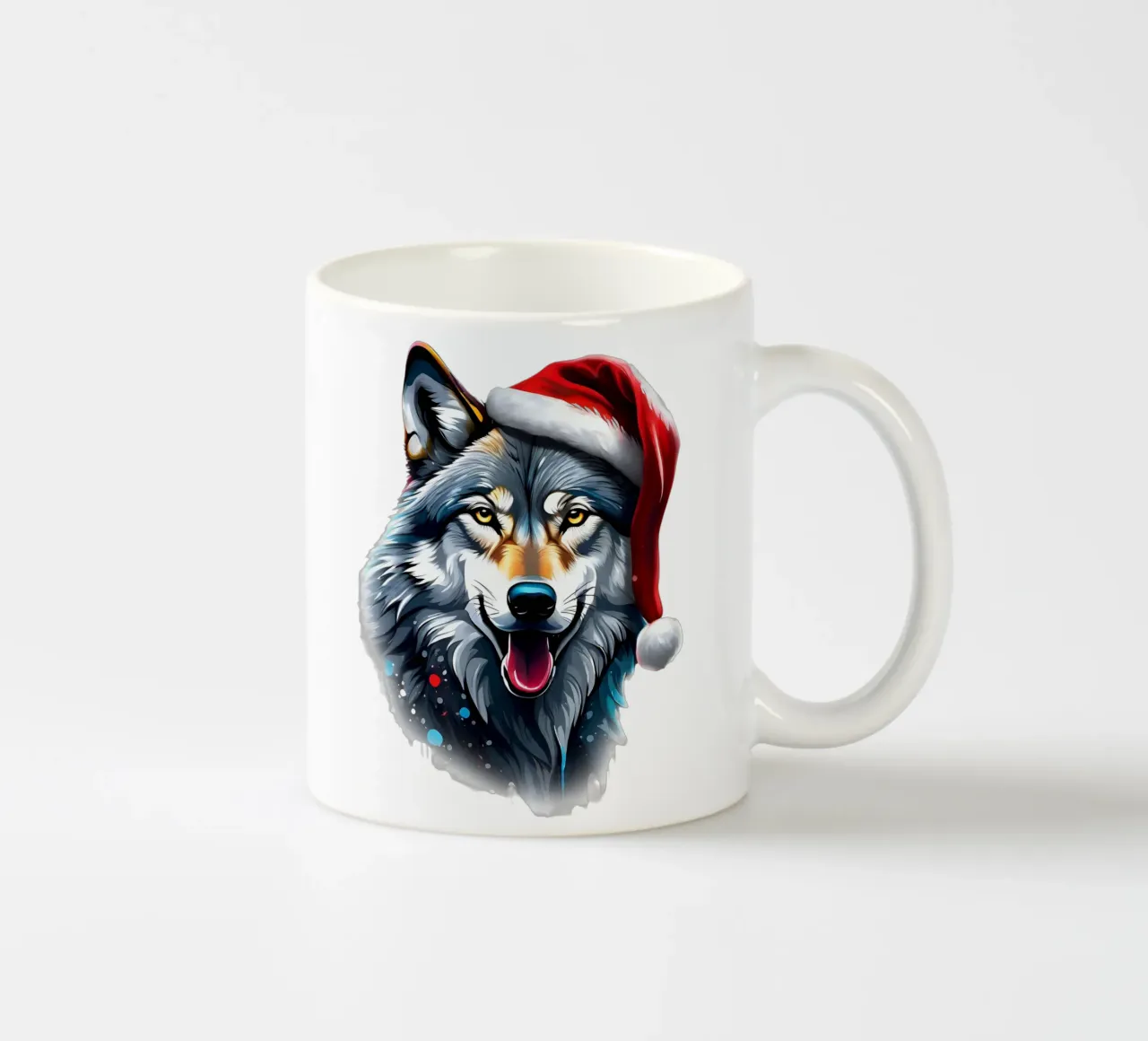 Lupo Capodanno tazza in ceramica da Holidays