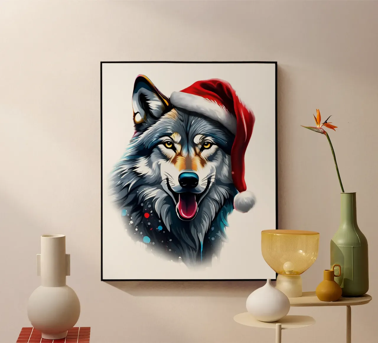Lupo Capodanno plexiglass da Holidays