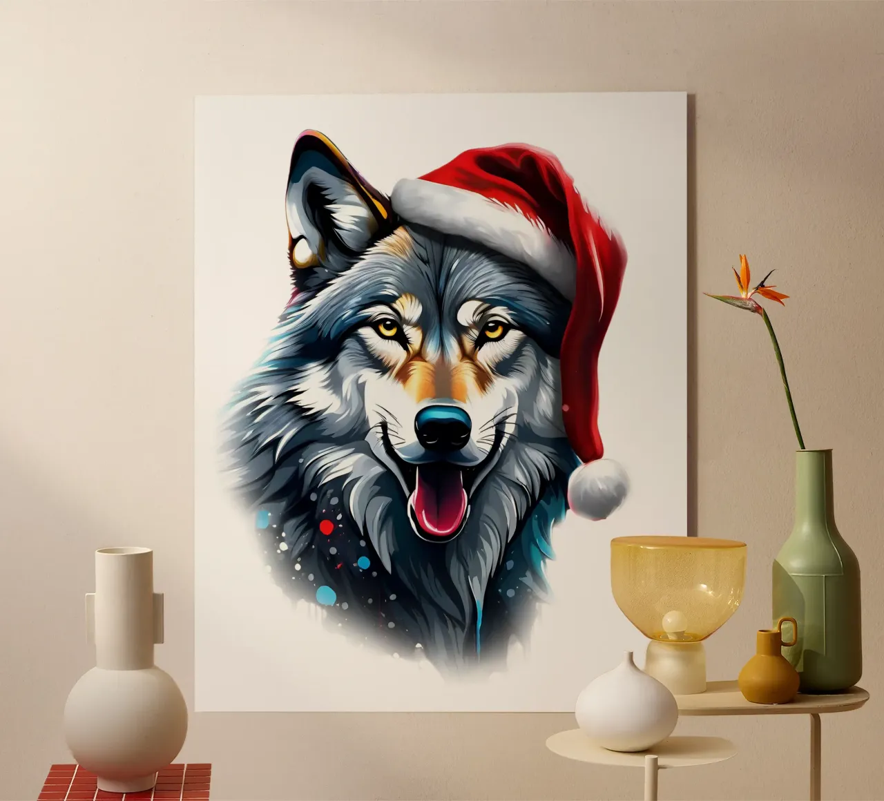 Lupo Capodanno plexiglass da Holidays