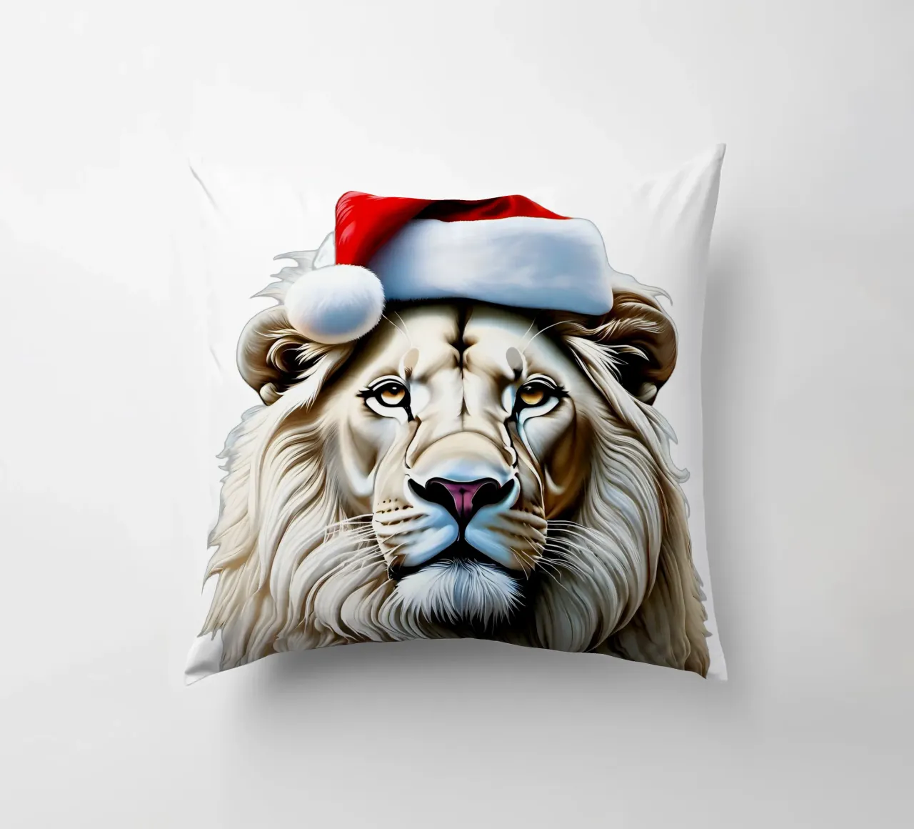 Lion New Year decorative cushion by Holidays