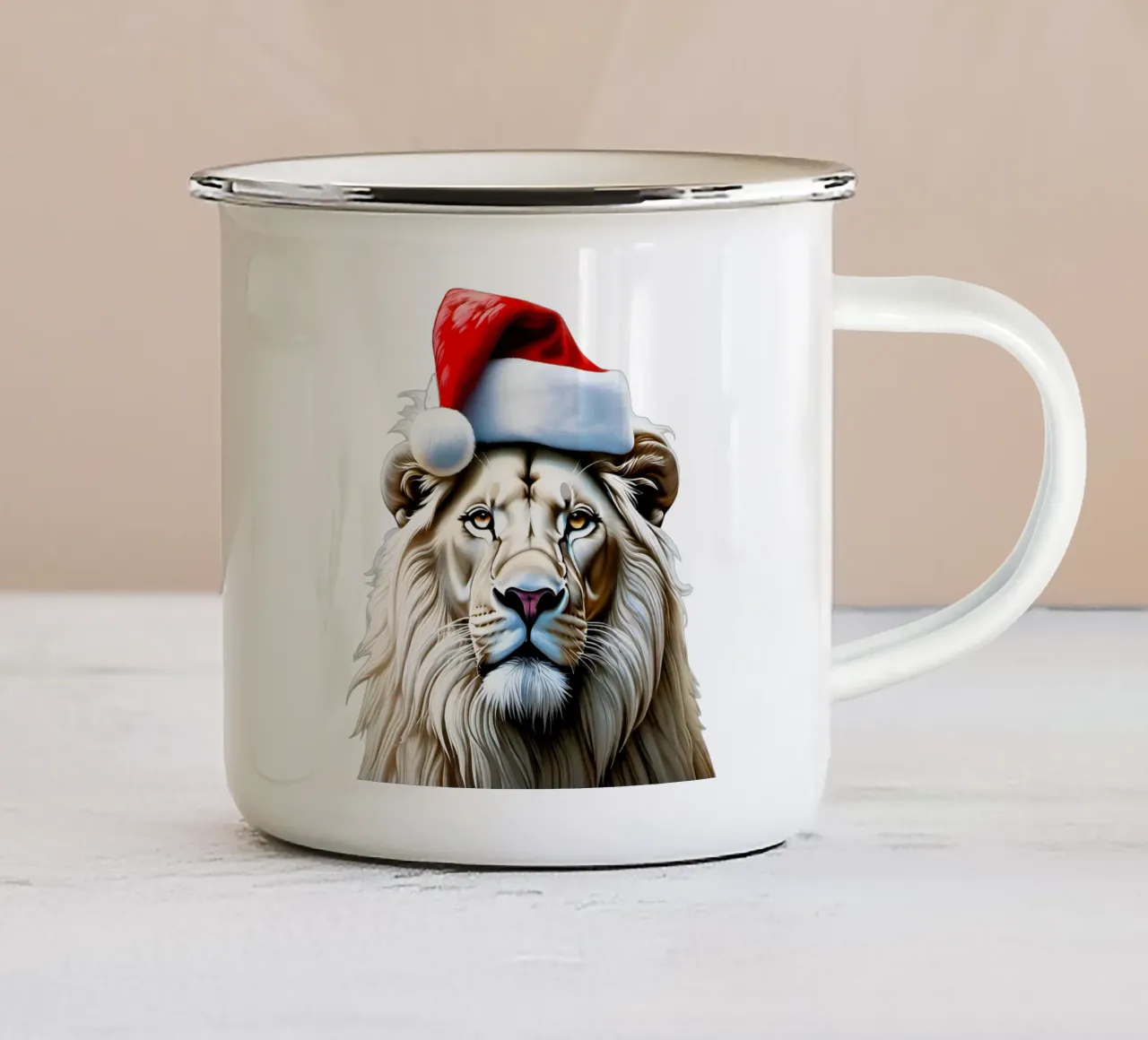 Capodanno Lionistico tazza in smalto da Holidays