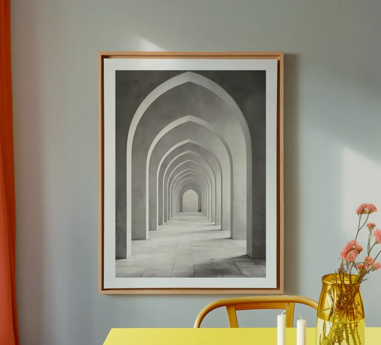 Infinite arches canvas by DWA