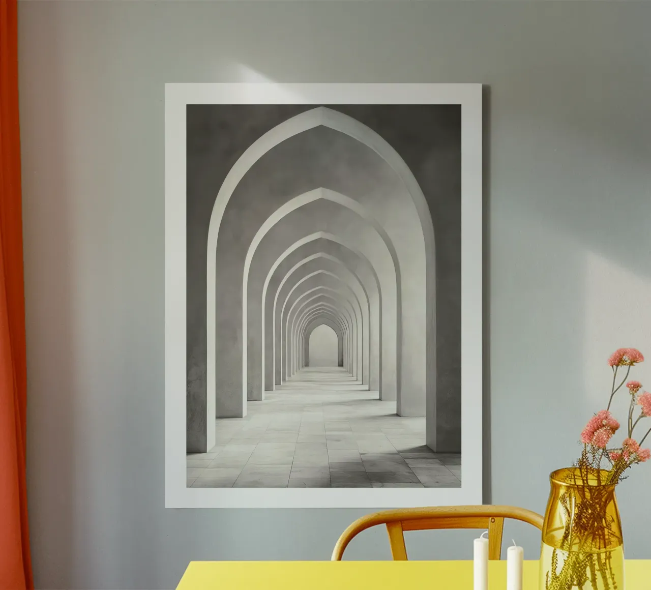 Infinite arches canvas by DWA