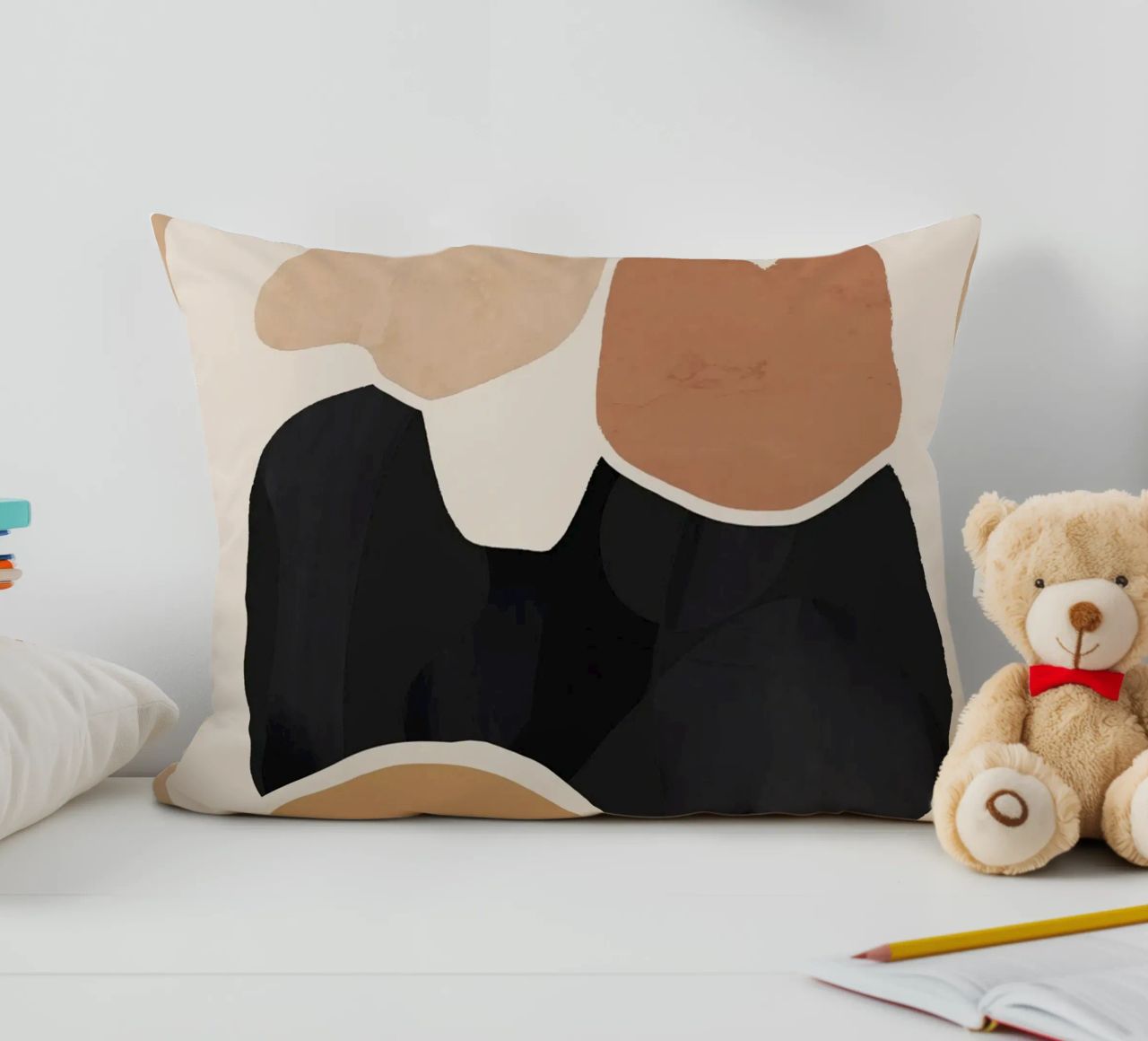 Modern Abstract Art Cat 2 decorative cushion by ThingDesign