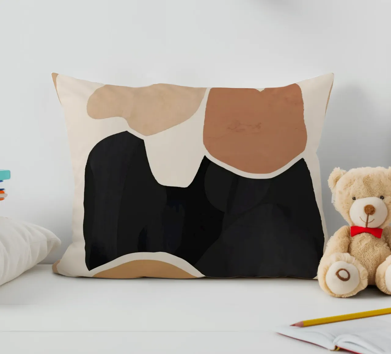 Arte astratta moderna Cat 2 cuscino da ThingDesign