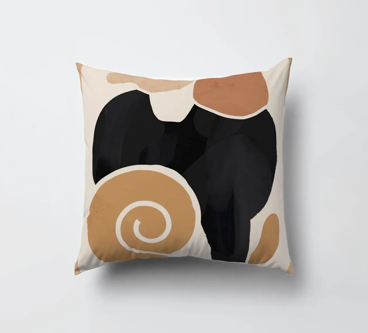 Arte astratta moderna Cat 2 cuscino da ThingDesign