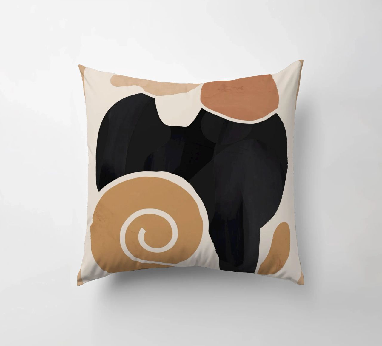Modern Abstract Art Cat 2 decorative cushion by ThingDesign