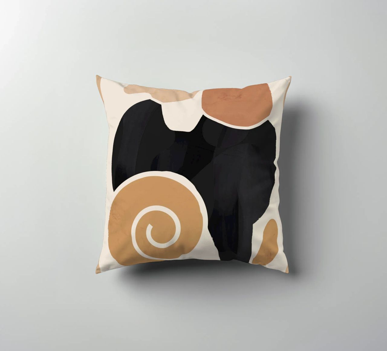 Modern Abstract Art Cat 2 decorative cushion by ThingDesign