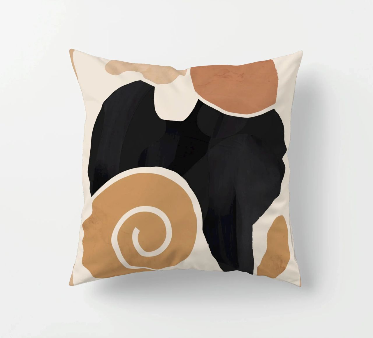 Modern Abstract Art Cat 2 decorative cushion by ThingDesign