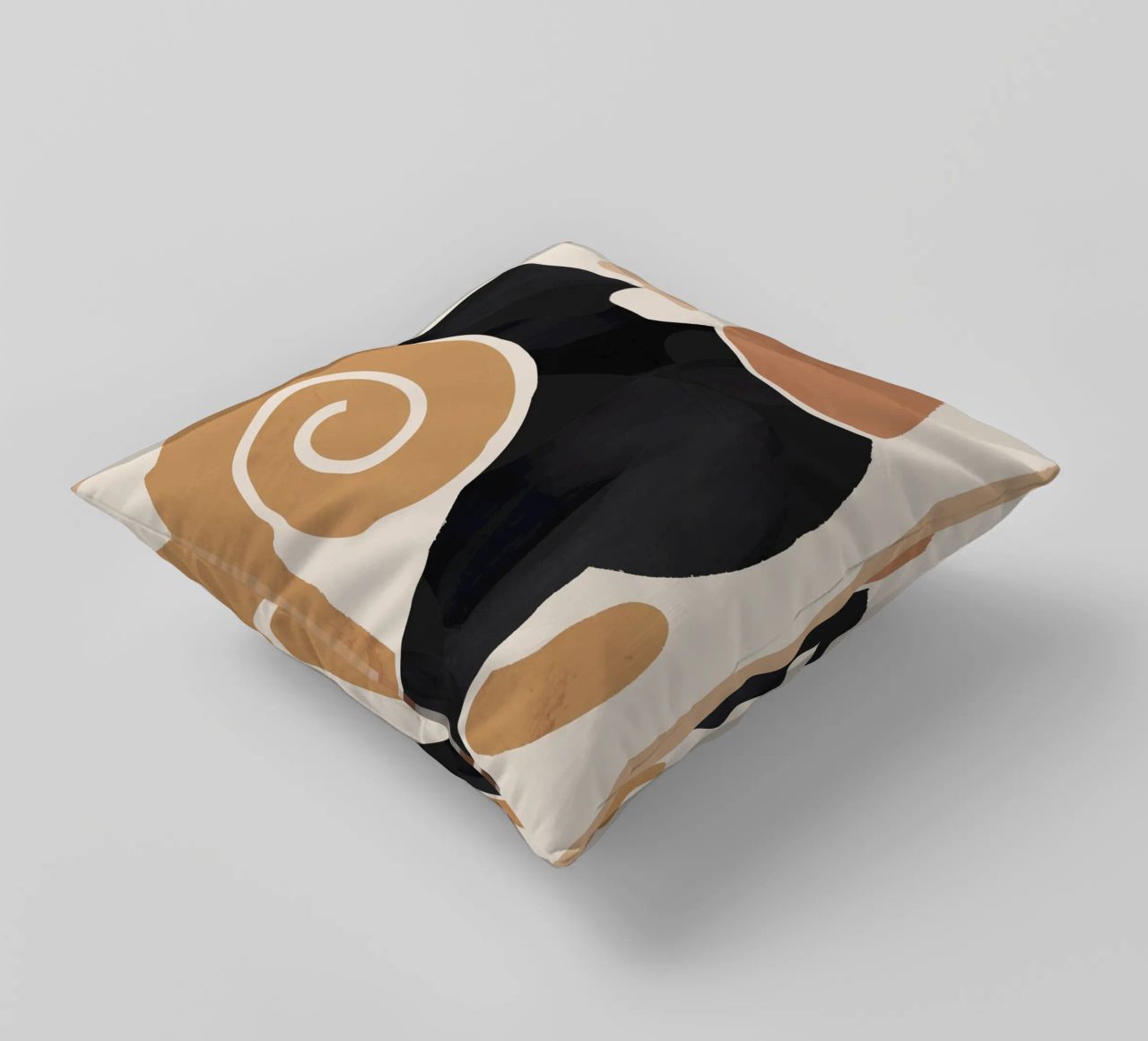 Modern Abstract Art Cat 2 decorative cushion by ThingDesign