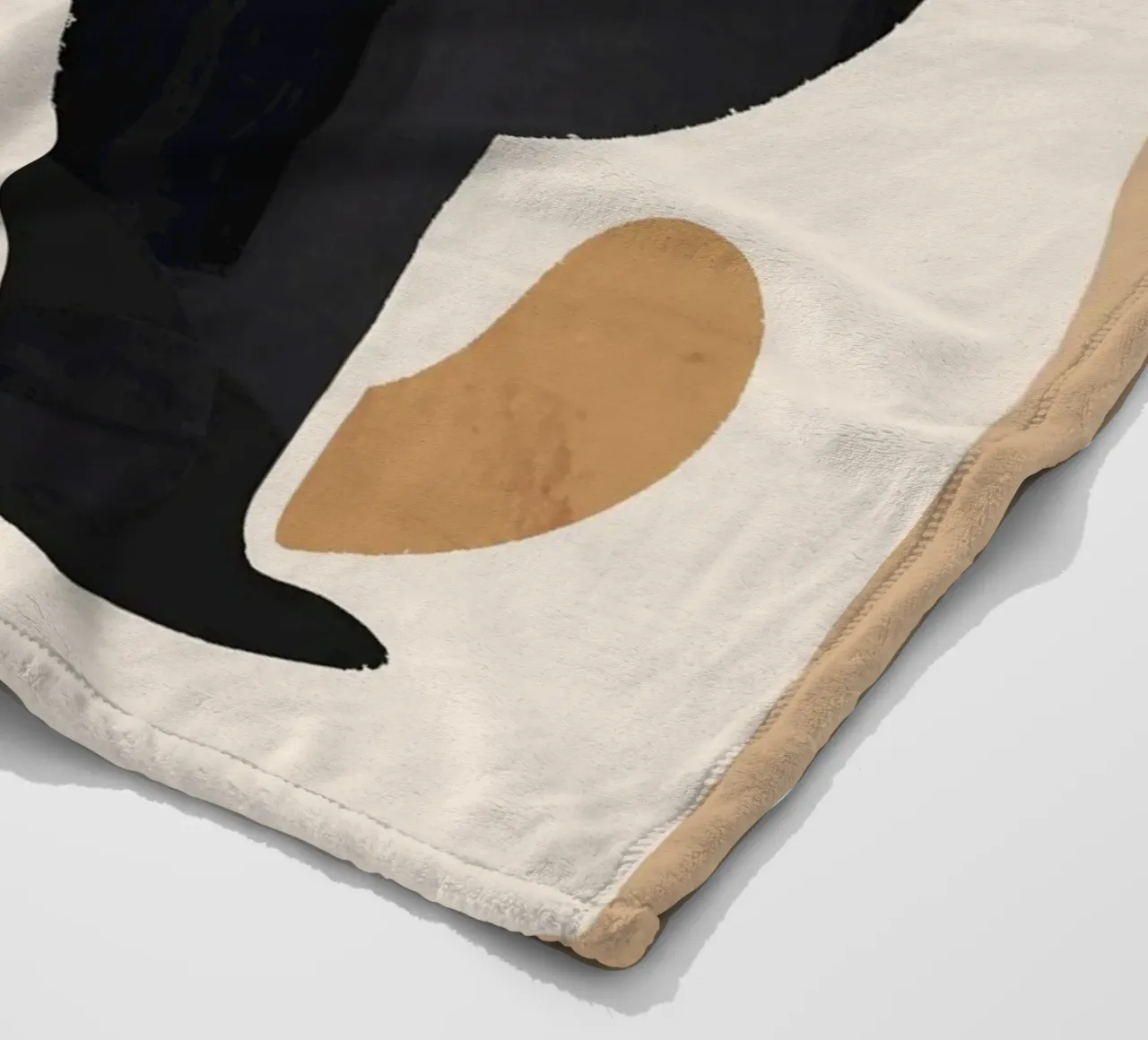 Arte abstracto moderno Cat 2 manta de franela de ThingDesign