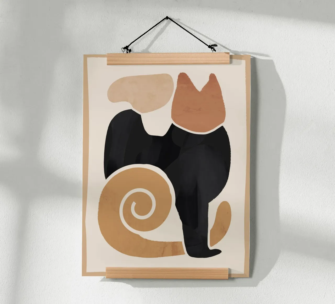 Arte astratta moderna Cat 2 carta hahnemühle da ThingDesign