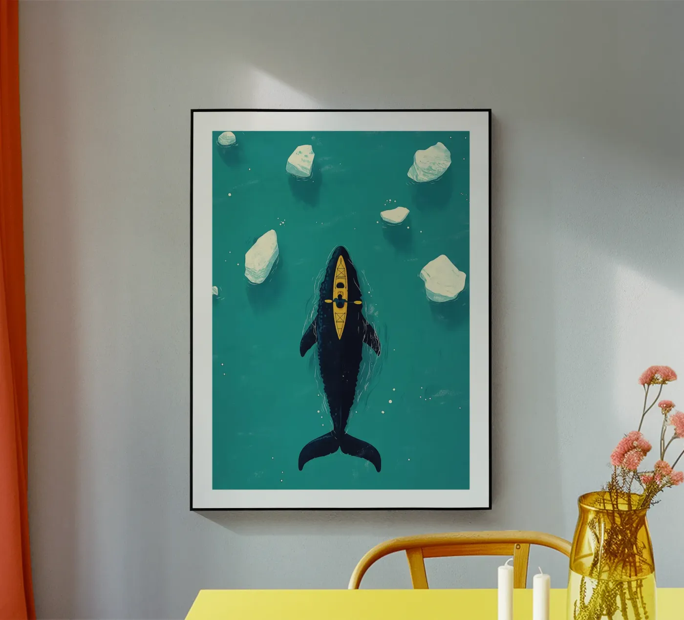 Ski et Baleine Acryl-Glas von DWA