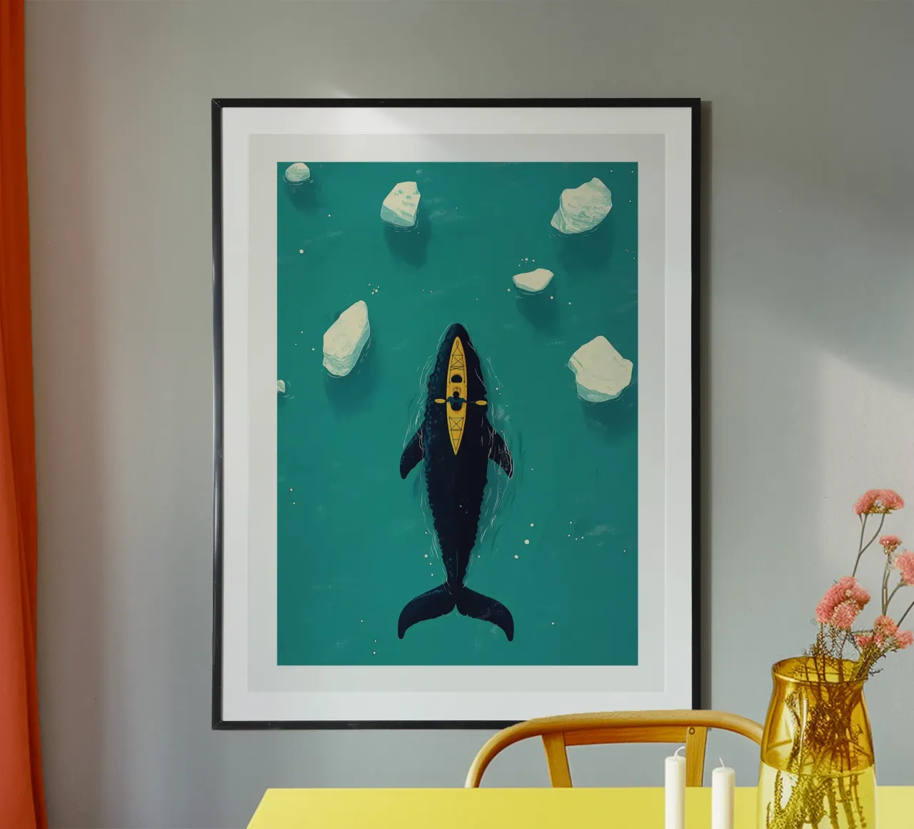 Sci e Baleine poster da DWA