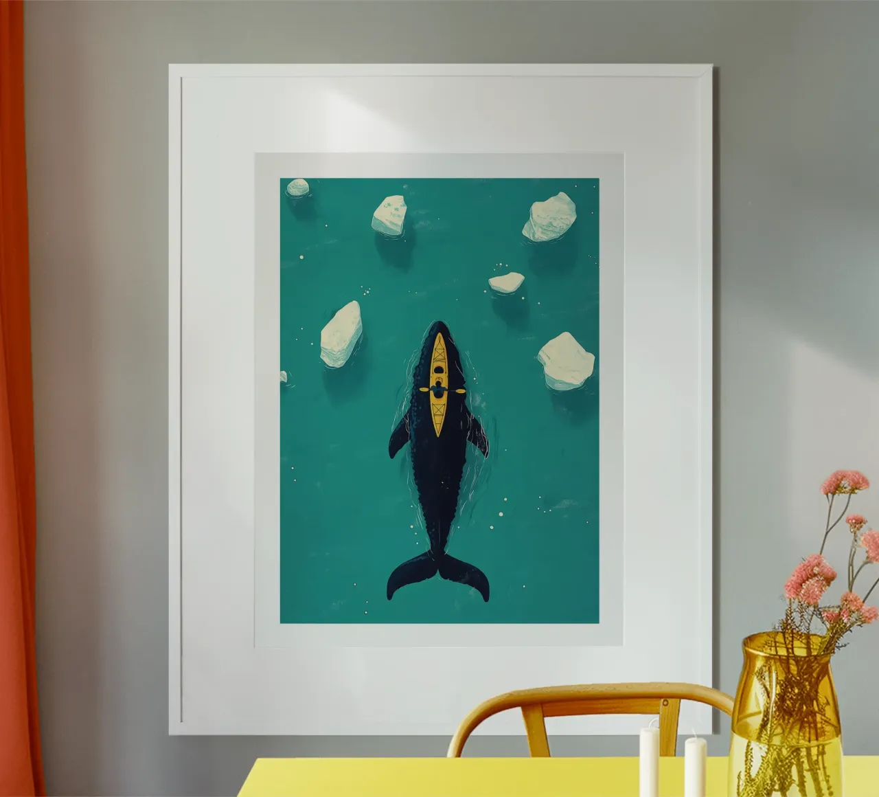 Sci e Baleine poster da DWA