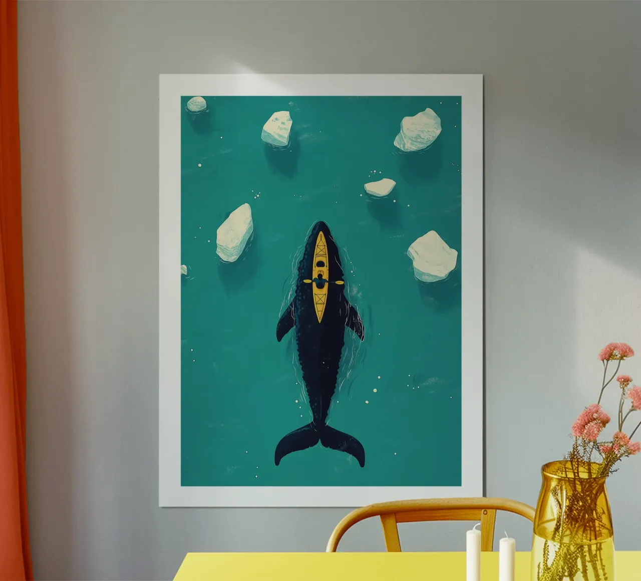 Sci e Baleine poster da DWA