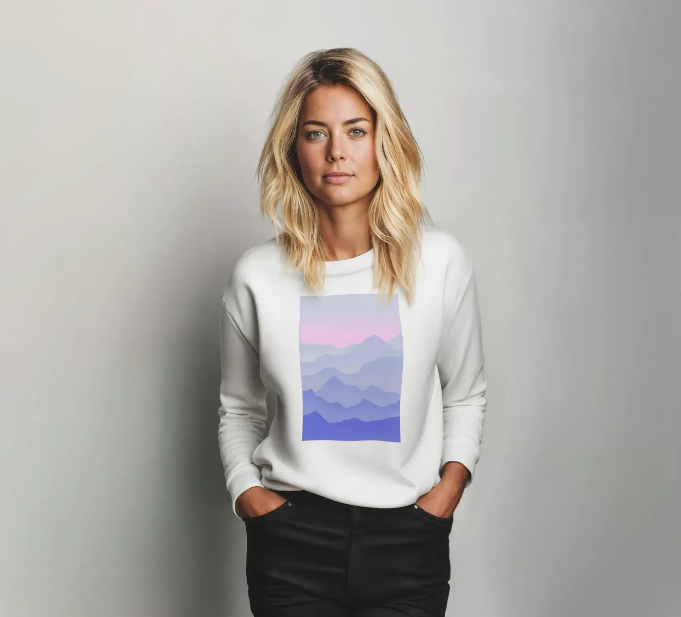 Between Blue felpa da Hanna Kastl-Lungberg