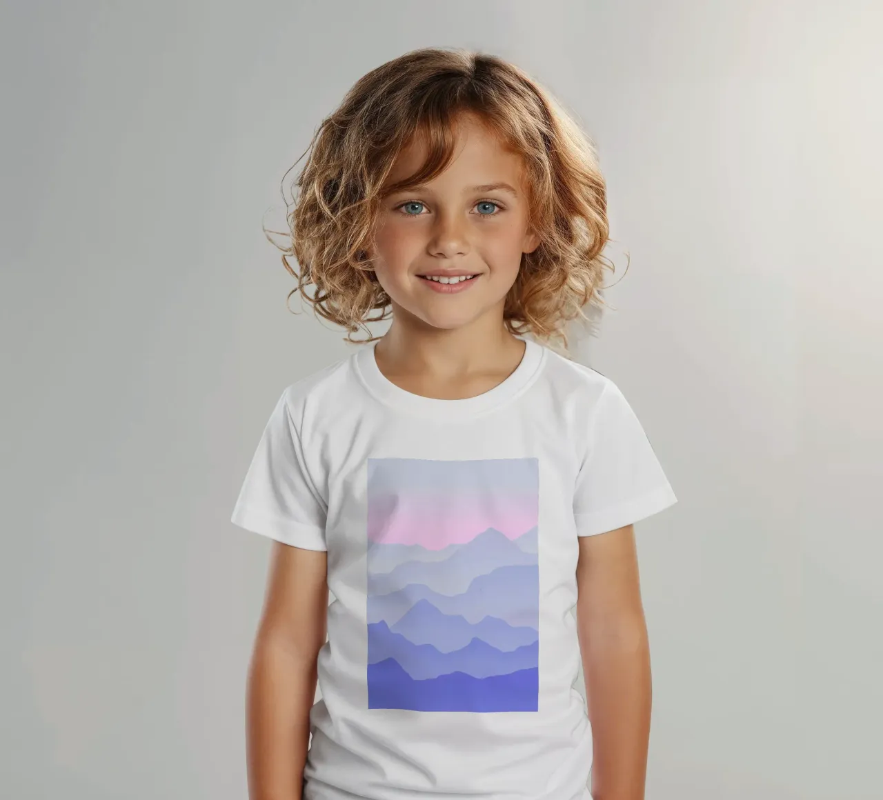 Between Blue t-shirt bambini da Hanna Kastl-Lungberg