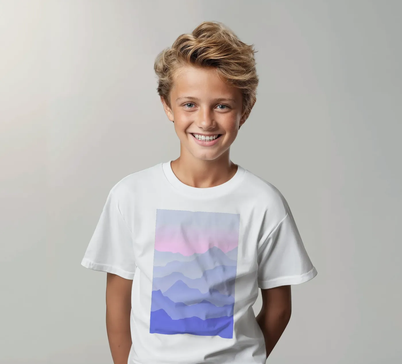 Between Blue t-shirt bambini da Hanna Kastl-Lungberg