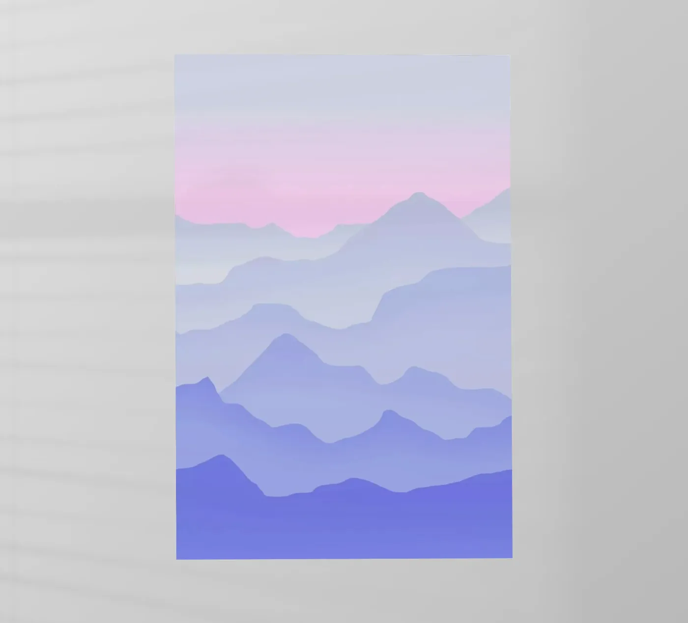 Between Blue backlit folie van Hanna Kastl-Lungberg