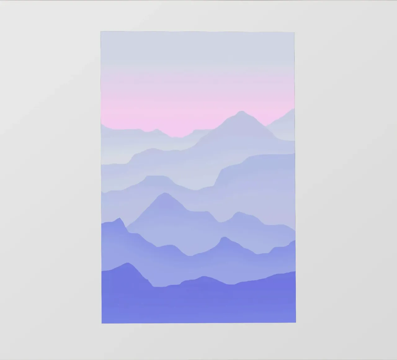 Between Blue pellicola backlit da Hanna Kastl-Lungberg