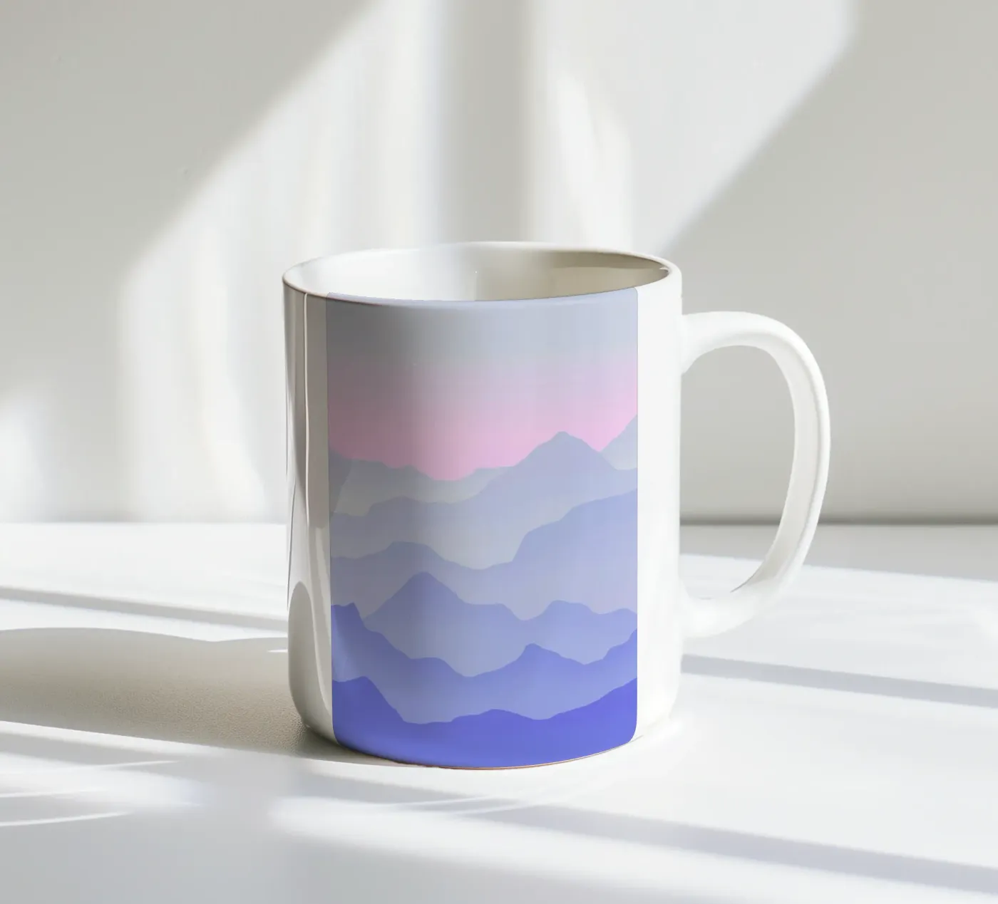 Between Blue tazza in ceramica da Hanna Kastl-Lungberg