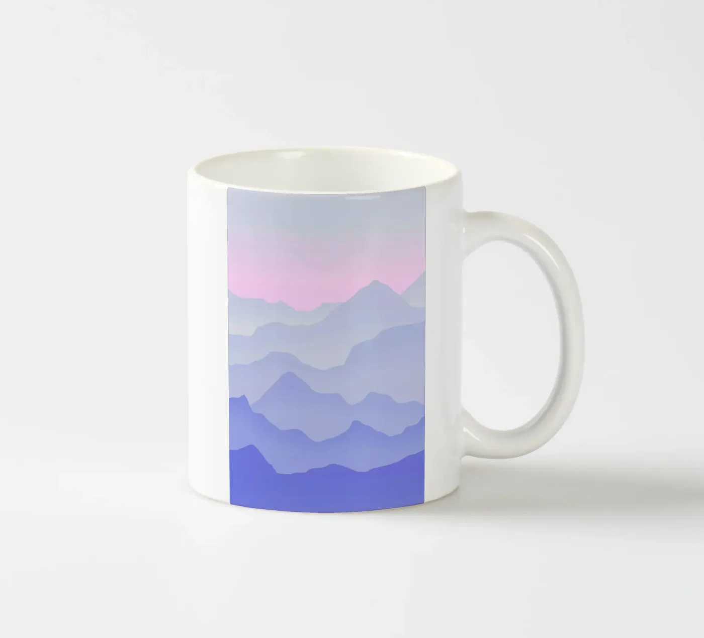 Between Blue tazza in ceramica da Hanna Kastl-Lungberg
