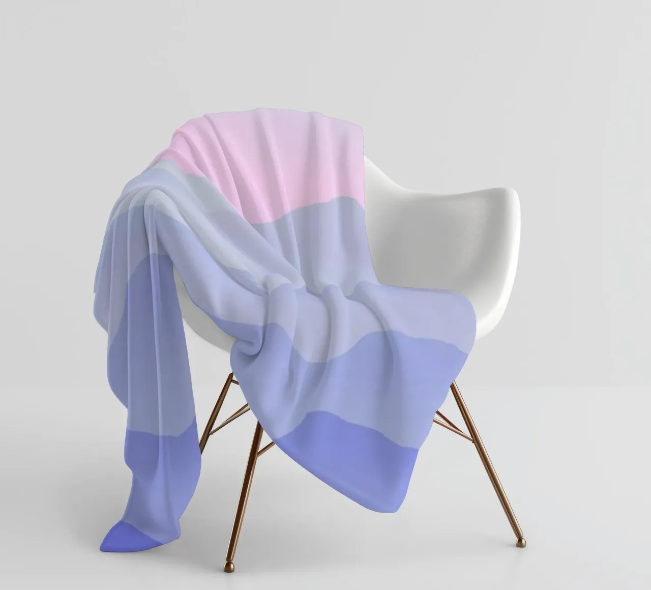 Between Blue Fleecedecke von Hanna Kastl-Lungberg