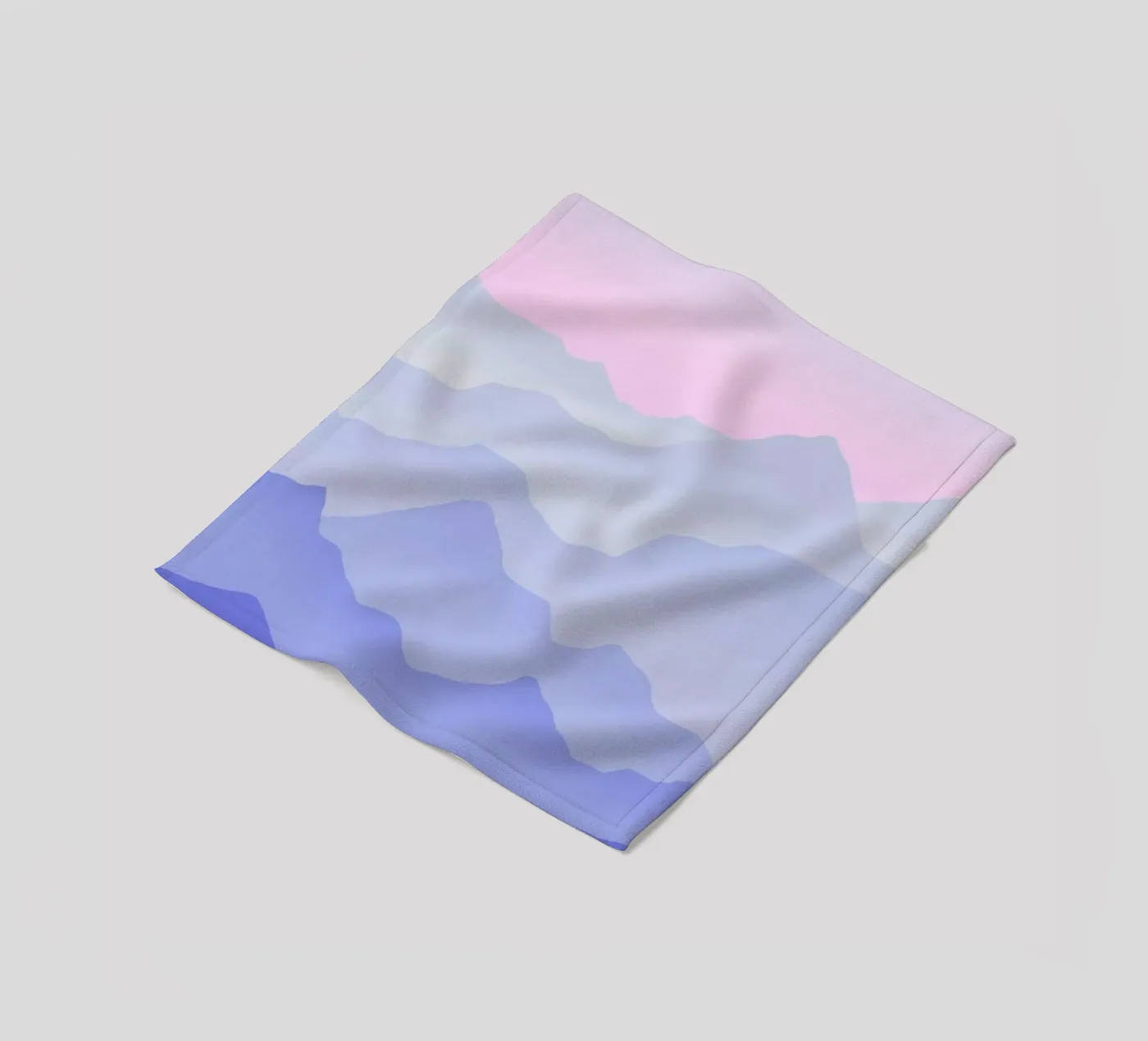 Between Blue Fleecedecke von Hanna Kastl-Lungberg